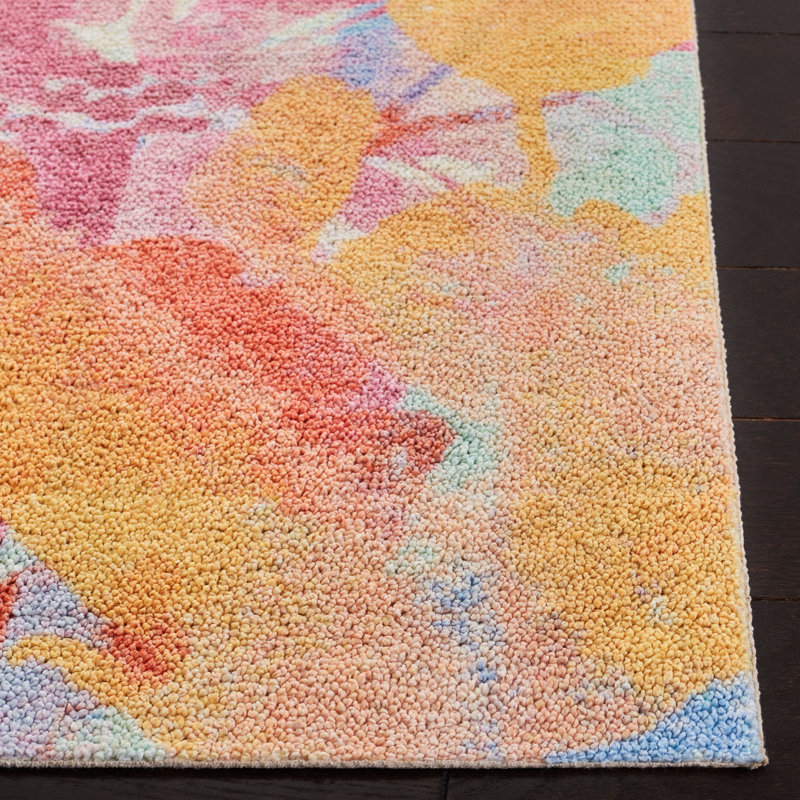 Tifton 100 Performance Floral Rug, Rectangle 3' x 5'