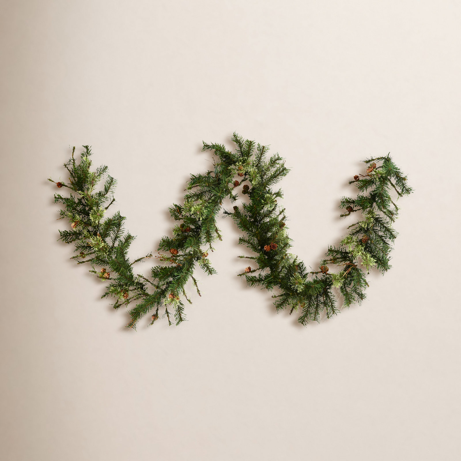 Galarza Pre-Lit Mixed Pine Christmas Garland, 12" x 108"