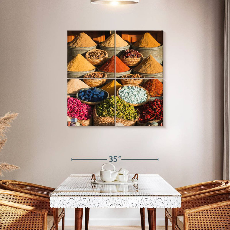 Yarlin Marrakesh Market Spices, 38" H x 38" W