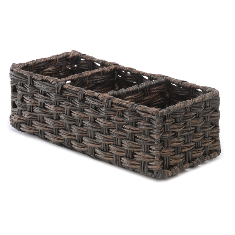 Guynn Bathroom Tray, Brown