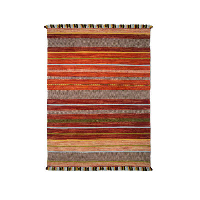 Chiodo Striped Hand Woven Area Rug