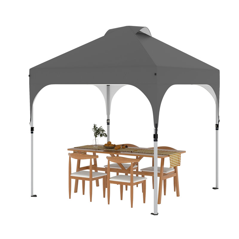 2.5m X 2.5m Pop-up Gazebo with Sandbag, Grey