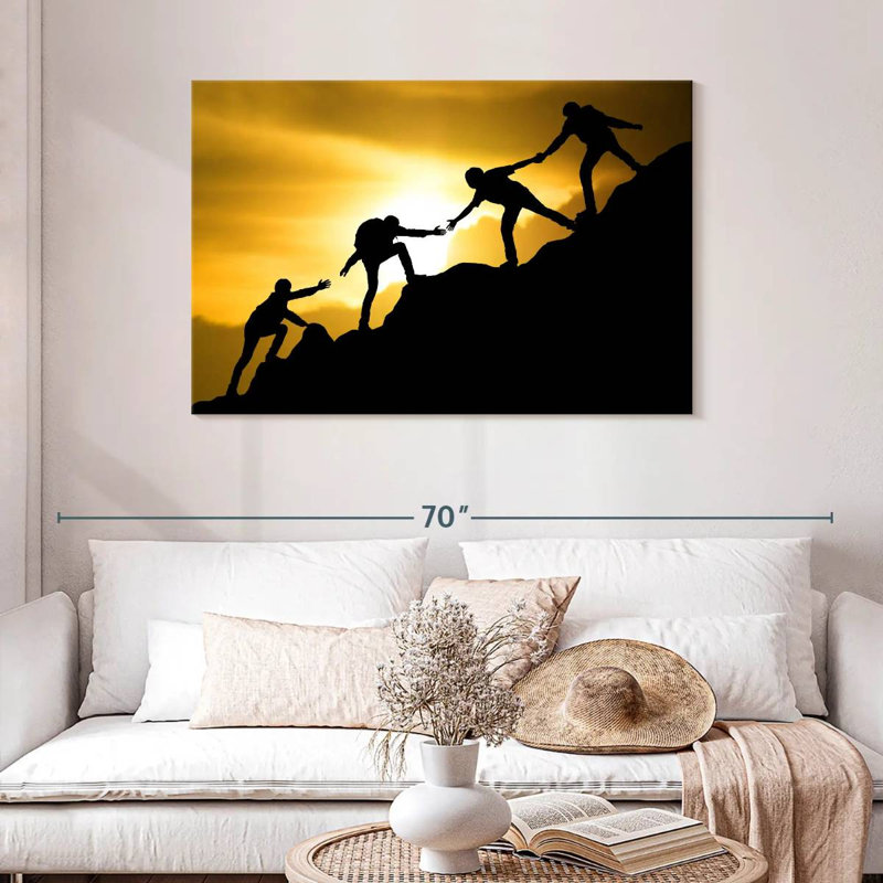 Sireci Climbing Teamwork, 30" H x 45" W
