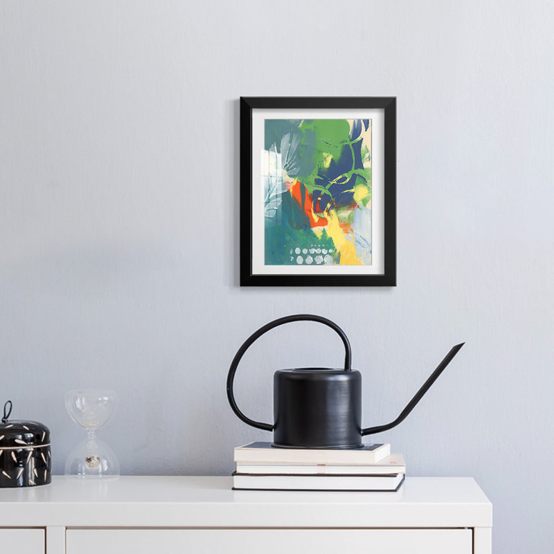 Tropical graphiques II - impression encadrée, H 28,5 po x l 20,5 po, Noir