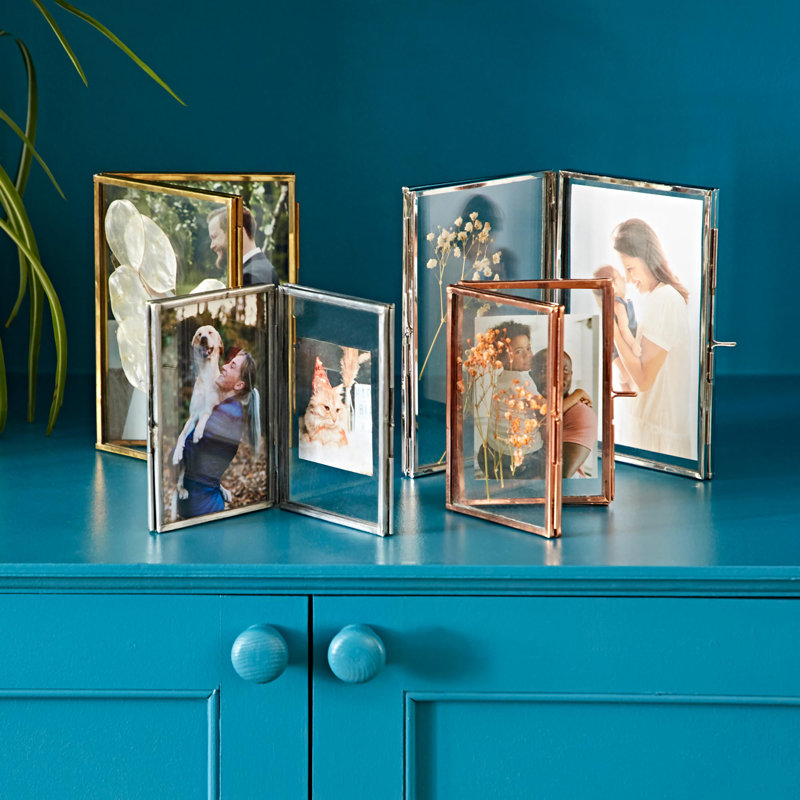 Metal Picture Frame, Antique Silver, 16cm x 22.5cm