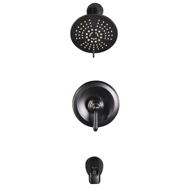 Robinet de douche, Bronze frotté à l'huile