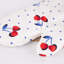 Kate Spade New York Cherry Dot Kitchen Towel, Oven Mitt & Pot Holder 4-Pack, Absorbent & Heat Resistant, 100% Cotton