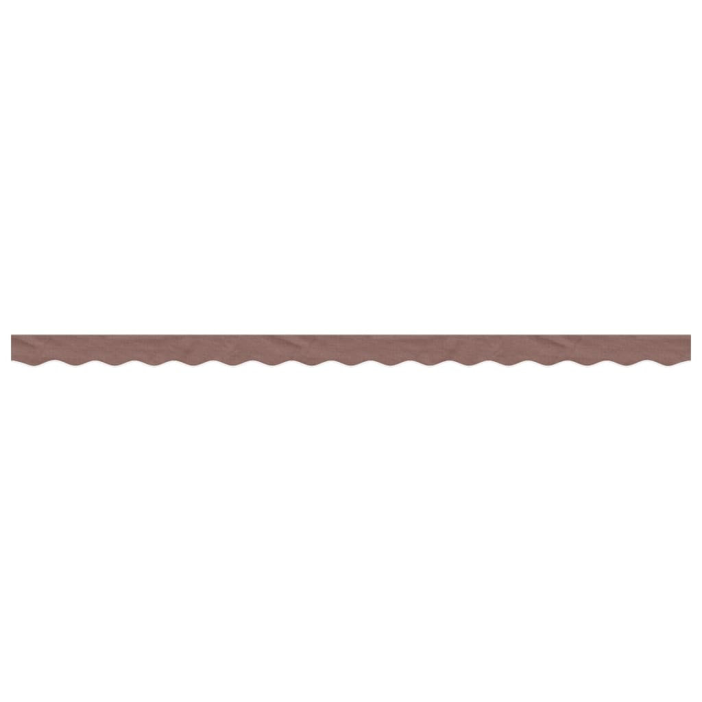 Vidaxl (Brown Stripe, 4 M) Replacement Fabric For Awning Sunshade Canopy Cloth Valance Stripe - Image 2