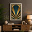 Sunburst Art Deco - Wrapped Canvas-675087542-675087683