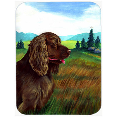 Caroline's Treasures Sussex Spaniel Glass Cutting Board