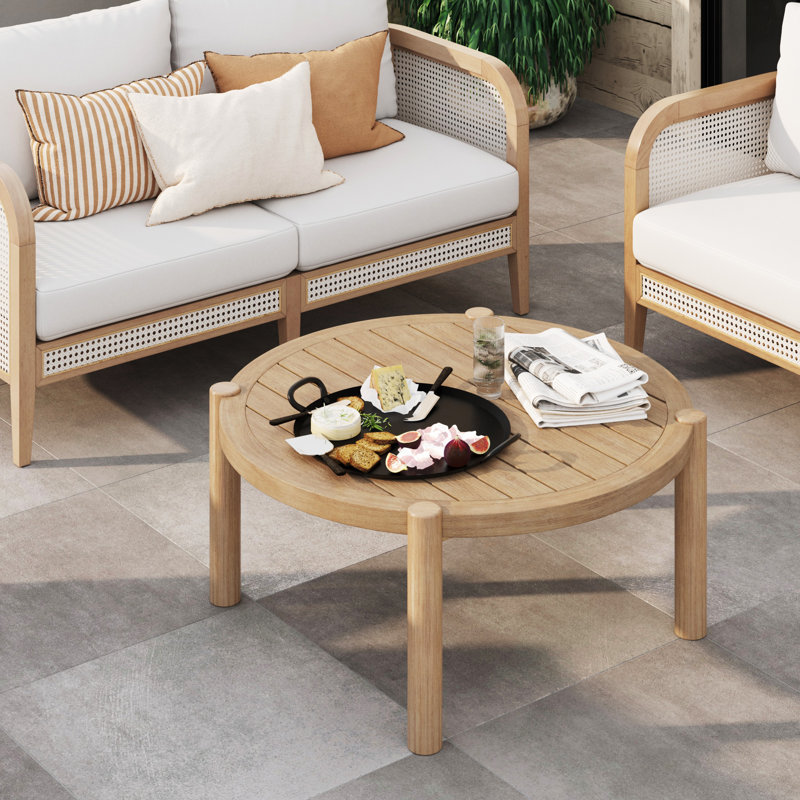 Farmhouse Outdoor Wood Coffee Table