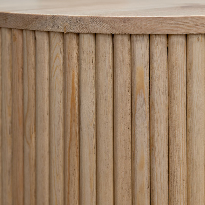 Espejo Solid Wood End Table with Storage, 23.50" H x 26.50" W x 14.75" D