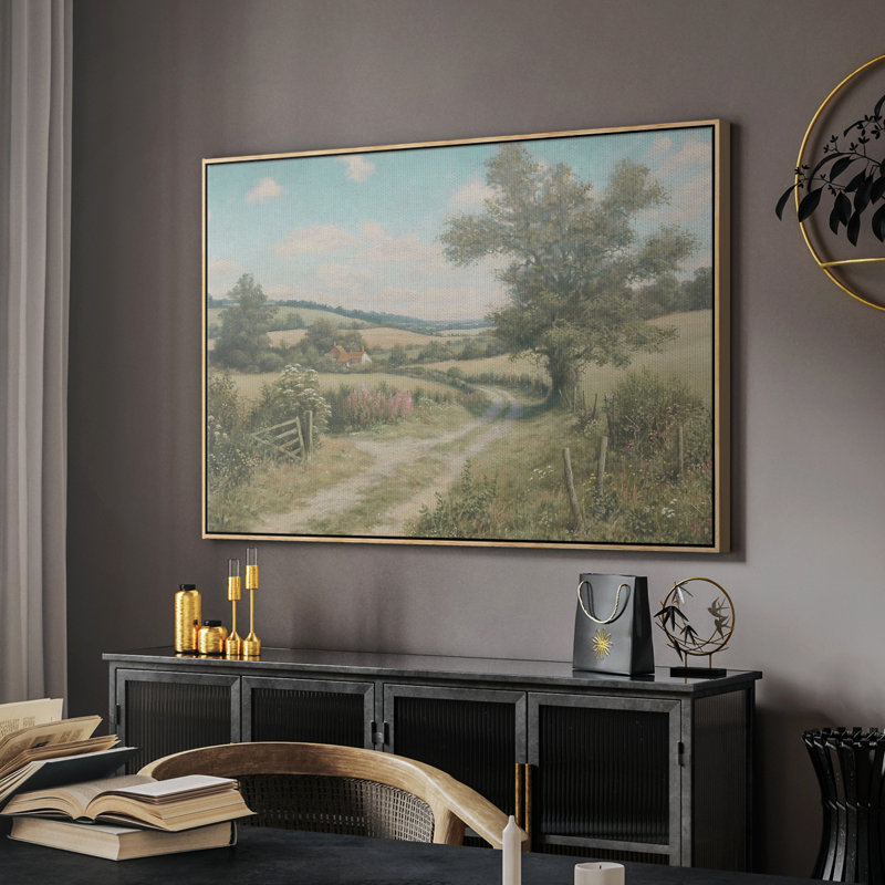 «Vintage Landscape - CCL» sur toile, H 17 po x l 25 po