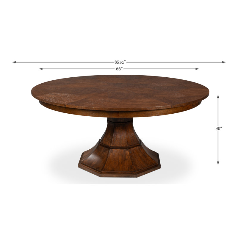 Giselle Round Dining Table, 30"H x 66"L x 66"W, Palladio