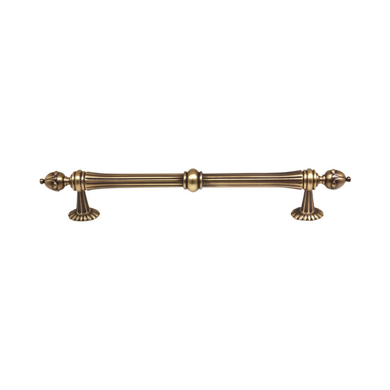 Ornate Appliance Pull, Antique English Matte, 12"