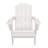 Delman High Density Polyethylene Folding Adirondack Chair With Double Cup Holder-360845515