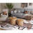 Nesting Coffee Table Set Of 2, Modern Round Coffee Table, Wooden Circle Accent Tables For Small Spaces Living Room Bedroom Balcony Office Drum Side Table, Natural Wood With Real Tree Ring-2033750931