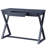 Console Table In Charcoal, With X-shaped Base And Handy Storage Drawer Rectangular Charcoal Practical