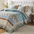 Greenland Home Fashions Thalia Blue 2-Piece Twin Size Quilt Set 68x88 + 20x26-918997201-839186309