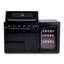 Ensemble de cuisine d'extérieur modulaire de 63 po x P 25 po x H 48 po avec barbecue à 6 brûleurs, réfrigérateur et comptoir en granite
