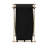 X‑Frame Wood Laundry Hamper with Folding Beech Frame and Washable Poly‑Cotton Bag and Black-259545031
