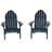 Hintz Weather-Resistant Adirondack Chair (Set of 2) -111518758