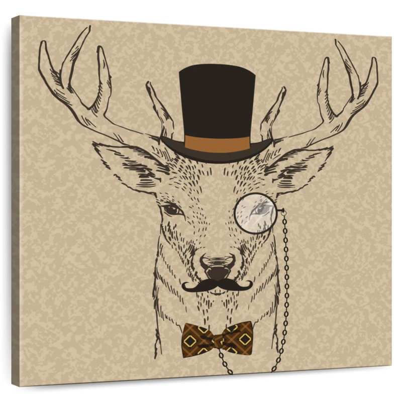 Crowle Gentleman Deer, 20" H x 20" W