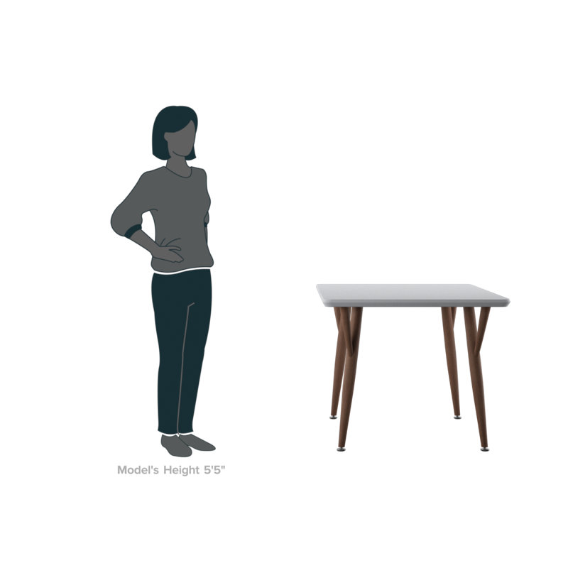 Halimah 4 - Person Four Leg Dining Set