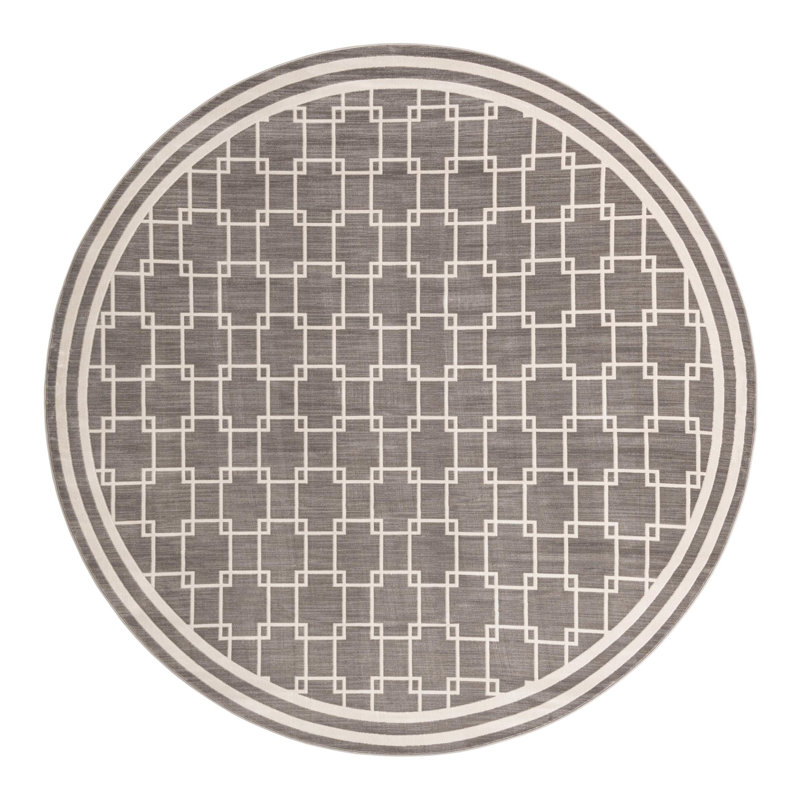Jill Zarin Metropolitan Uptown Rug Gray, Round 10'