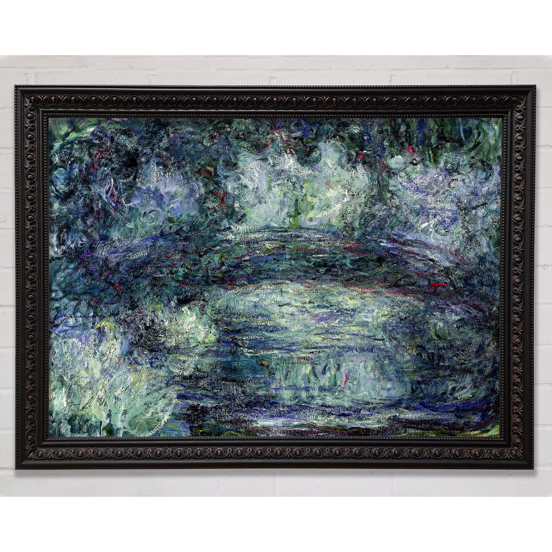 Monet Pont Japonais Japanilainen Silta - Einzelner Bilderrahmen Kunstdrucke