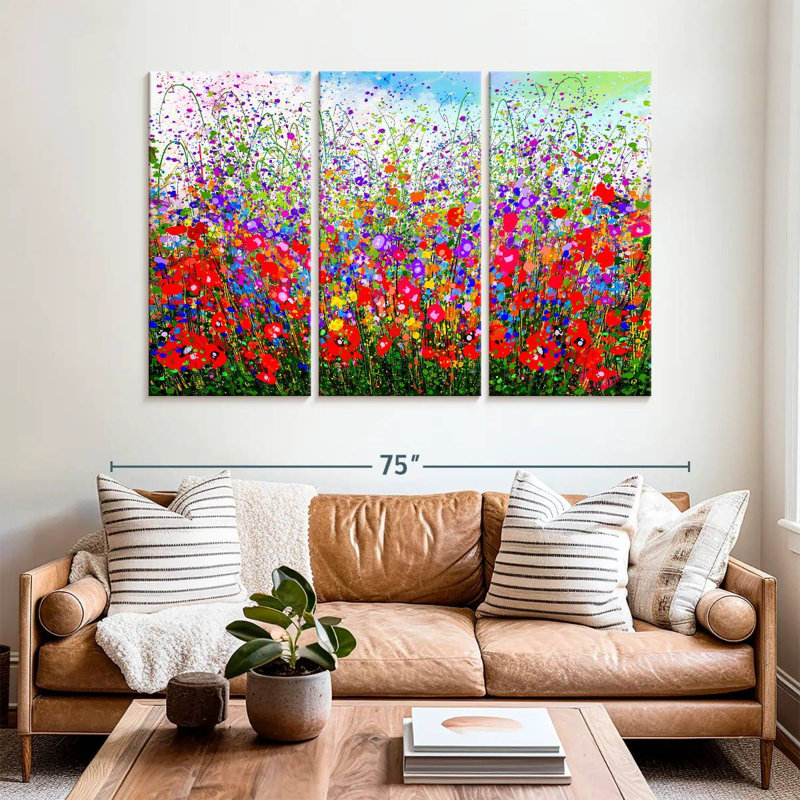Avery A Wildflower Celebration, 42" H x 65" W