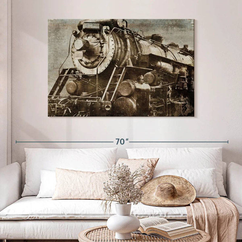 Mehar Engine Locomotive, 32'' H X 48'' W