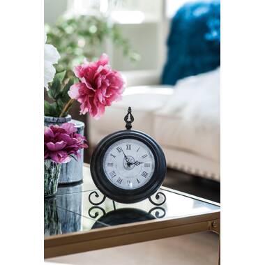 Wrought Studio Digital Analog Electric Alarm Tabletop Clock in Black &  Reviews