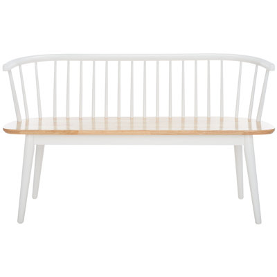 Ayaah Solid Wood Bench by Wade Logan