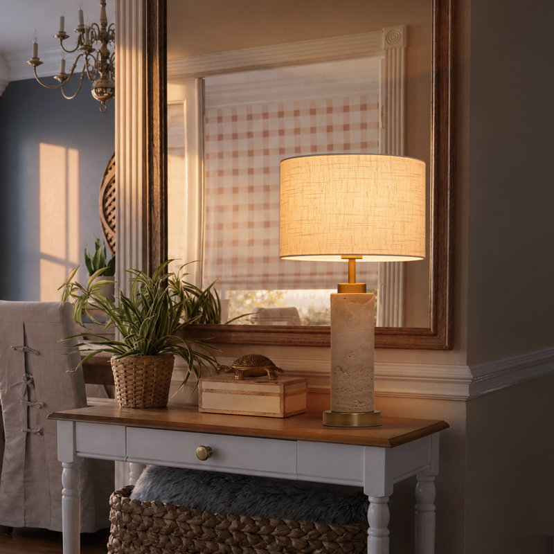 Stone Table Lamp