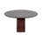 Round Coffee Table with Solid Wood Base, Beautiful Modern Living Room Table, 34"