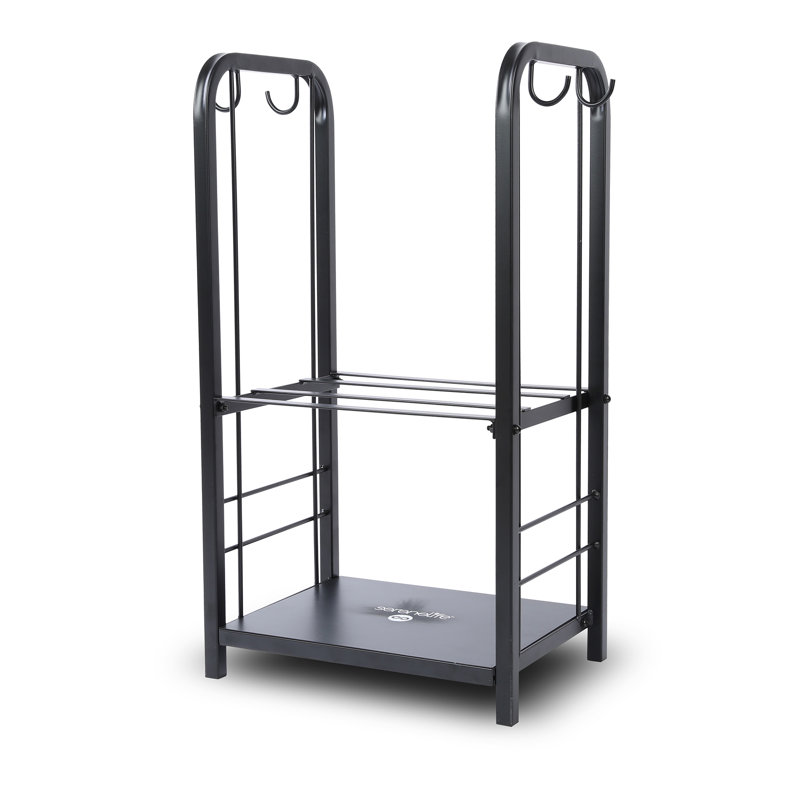 15.7'' W Metal Log Rack