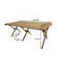 Ensemble de salle à manger pliable et portable Natural Natural, 1 table de salle à manger et 4 chaises pliantes