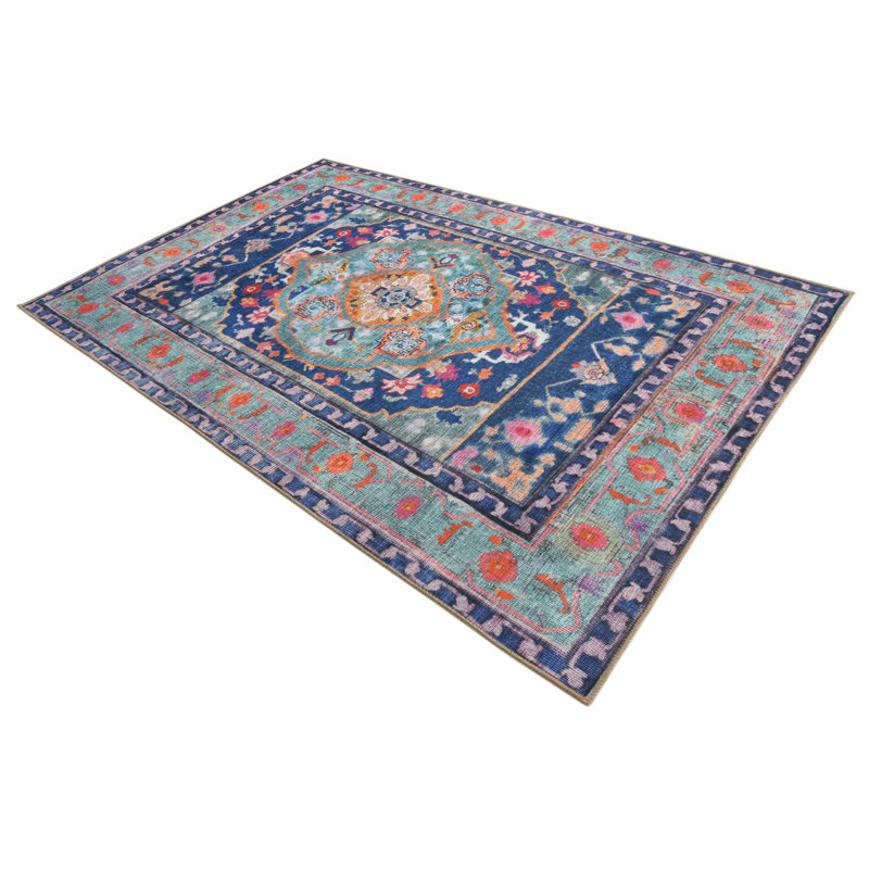 Oppie Moroccan Indoor Rug, Rectangle 6'1" x 9'