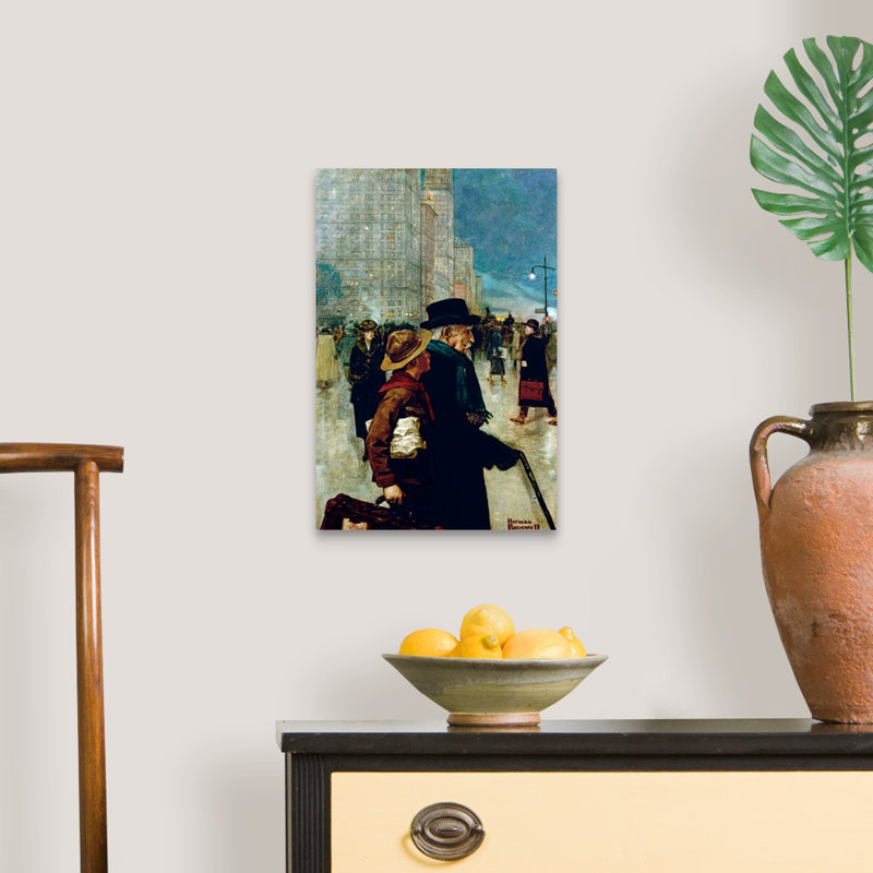 Art mural sur toile Norman Rockwell, Toile tendue, H 18 po x l 12 po x P 1,25 po