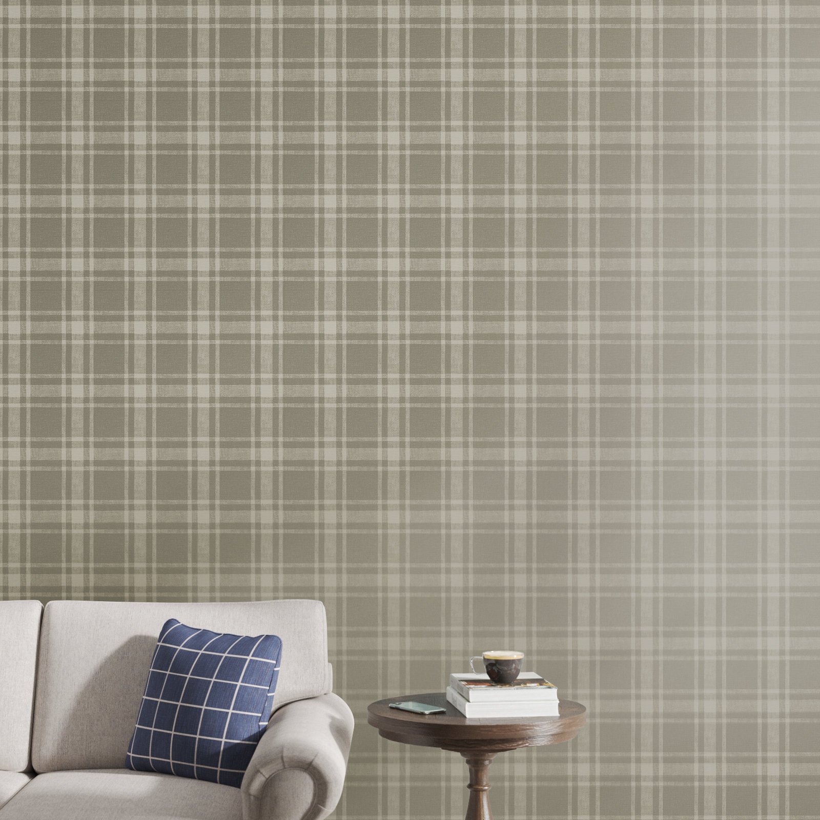Haslet Wallpaper Roll, Taupe