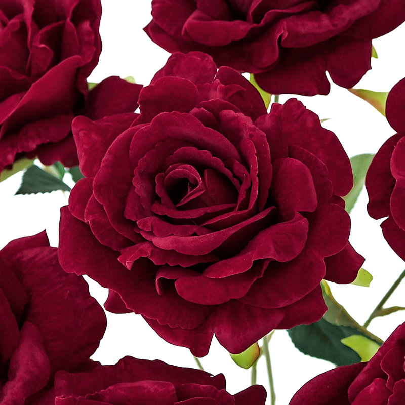 Bouquet de fleurs en velours artificiel