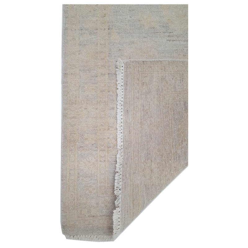 Daugherty Hand Knotted 3x16 Lt.Grey Runner
