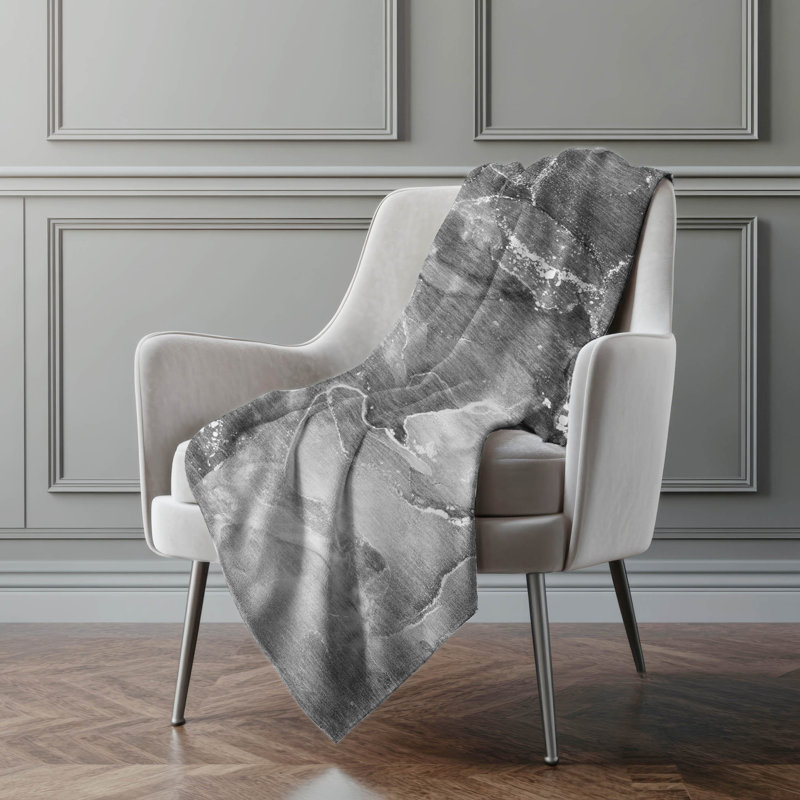 Jeté en sherpa Addison, Gris