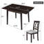 Ensemble de table de salle à manger pliable pour les petits espaces-1445009697-1445009727