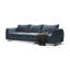 Canapé modulaire 110,24 "en polyester bleu-129442942