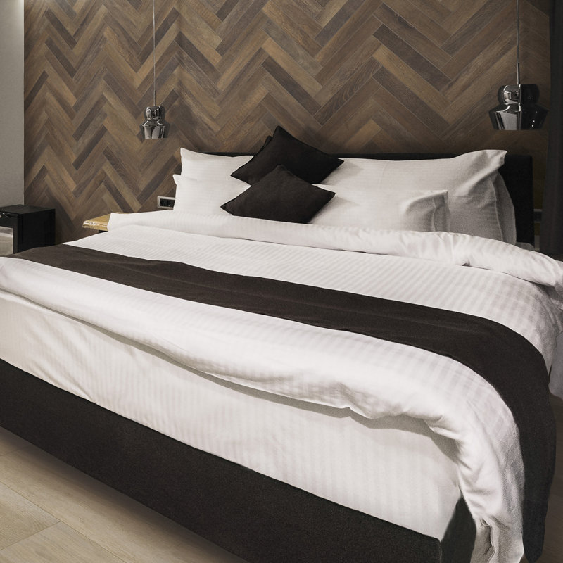 Greenwood 9.5" x 48" Italian Wood Look Porcelain Tile, Beige