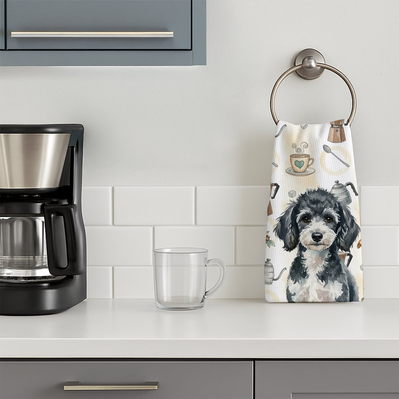 Serviette de cuisine miniature Mini Poodle, Caniche miniature miniature