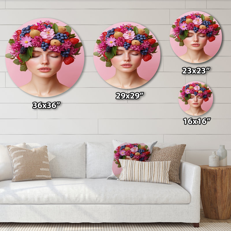 Golla - rose moderne, reproduction d'art en métal, H 16 po x l 16 po