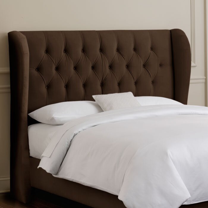 Knaresborough Upholstered Wingback Bed